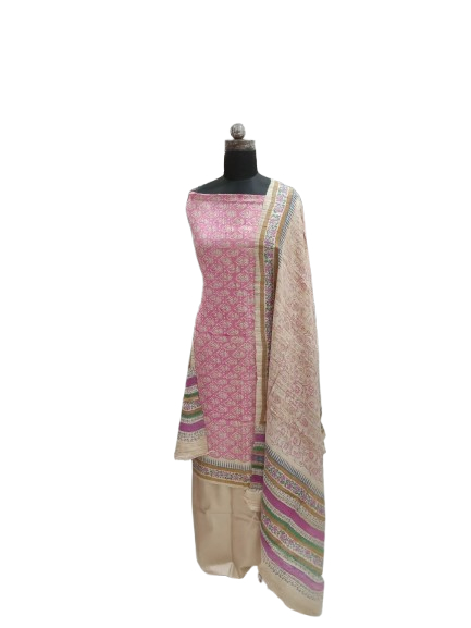 Taskeen + Bhagalpuri + TUSSAR GHICCHA SILK SUIT + SINGLE + buy