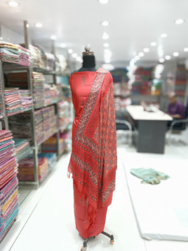 Taskeen + Bhagalpuri + CHANDERI SILK DISCHARGE + MULTI + buy