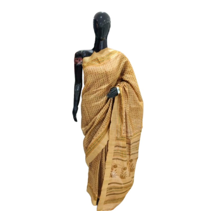 Taskeen + Tussar/Ghiccha + TUSSAR TUSSAR MEHRAB SAREE + SINGLE + buy