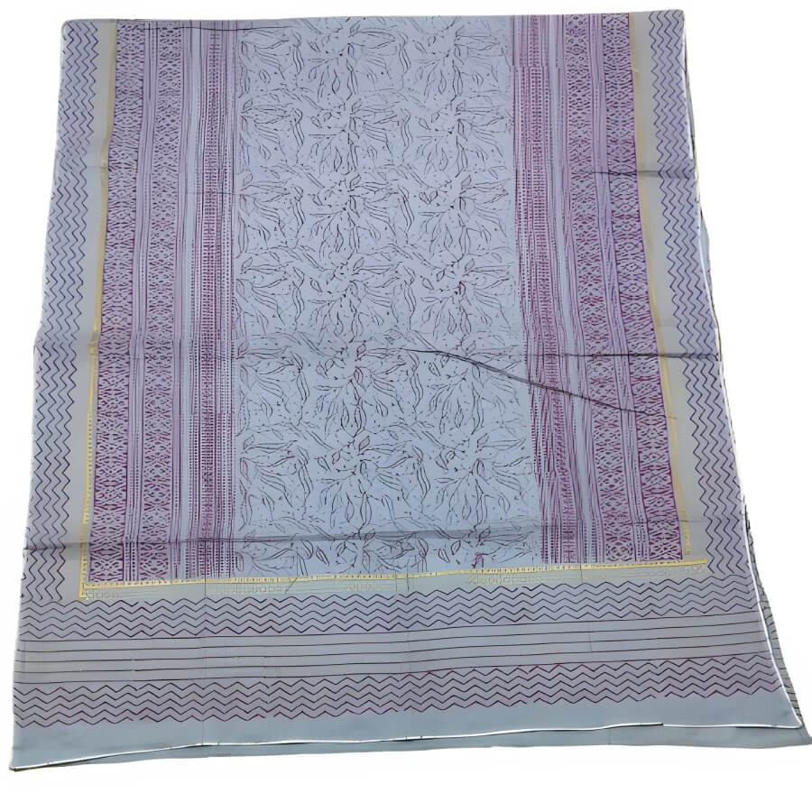 Taskeen + Cotton + COTTON NOOR POWDER BLUE MERGENTA GOLD + POWDER BLUE MERGENTA GOLD + buy